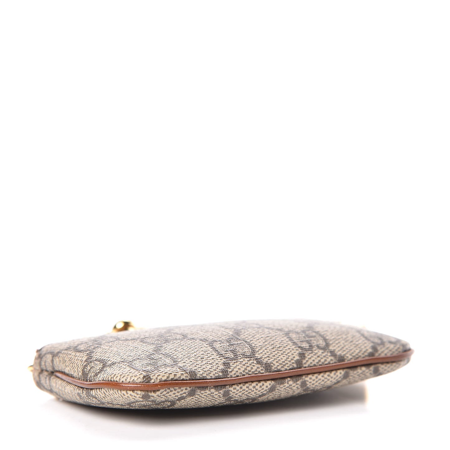 GG Supreme Monogram Key Case Brown