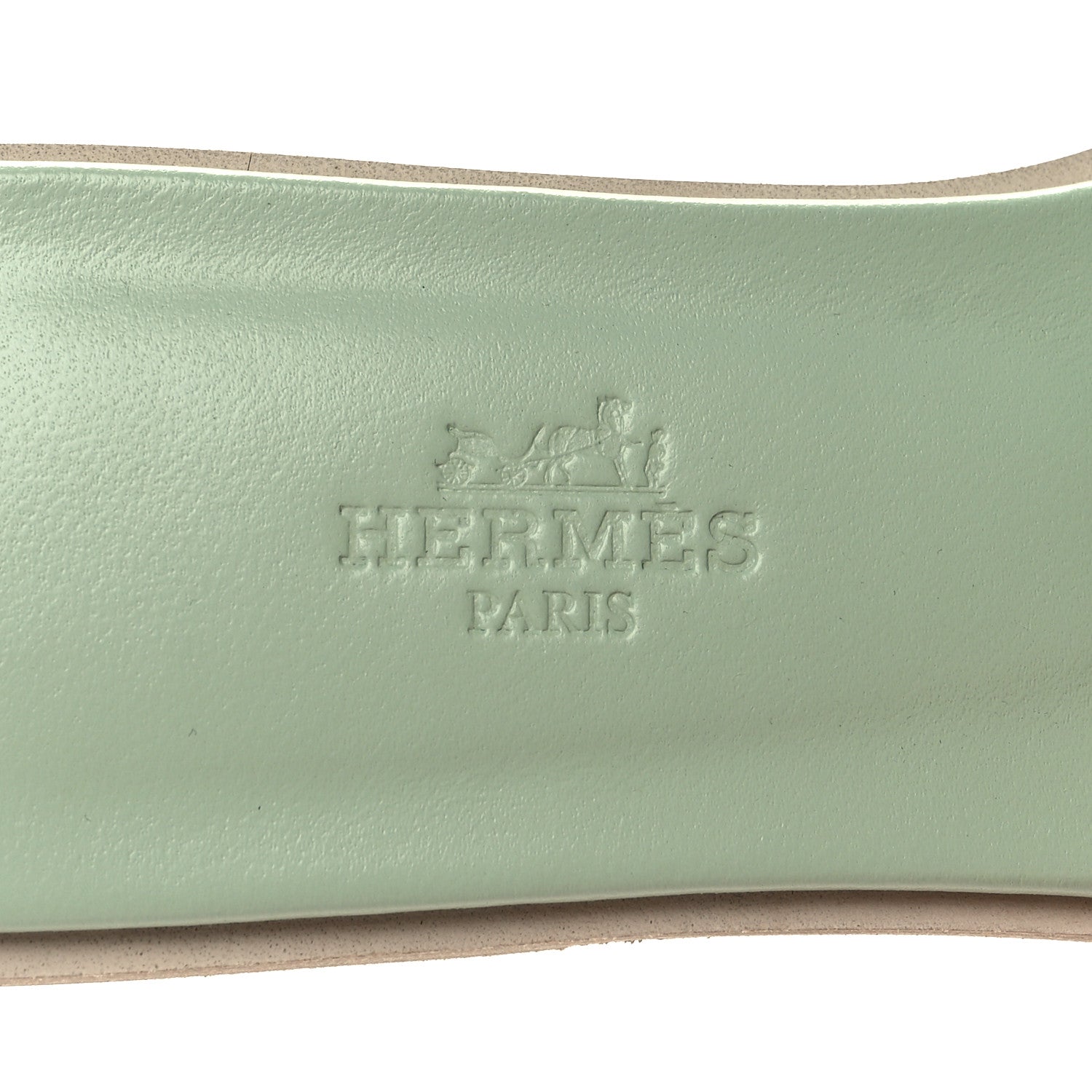 Hermes Epsom Oran Sandals 36 Vert Jade 8 of 9