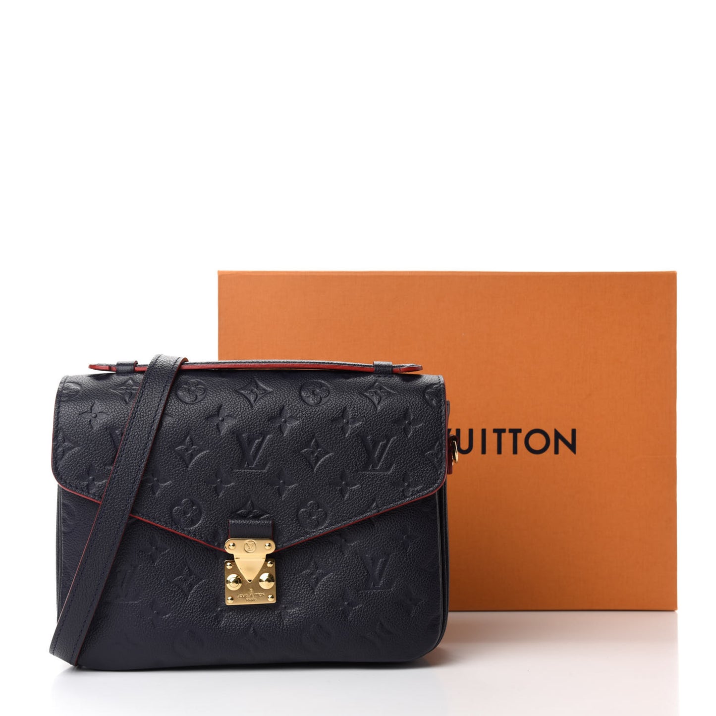 Empreinte Pochette Metis Marine Rouge