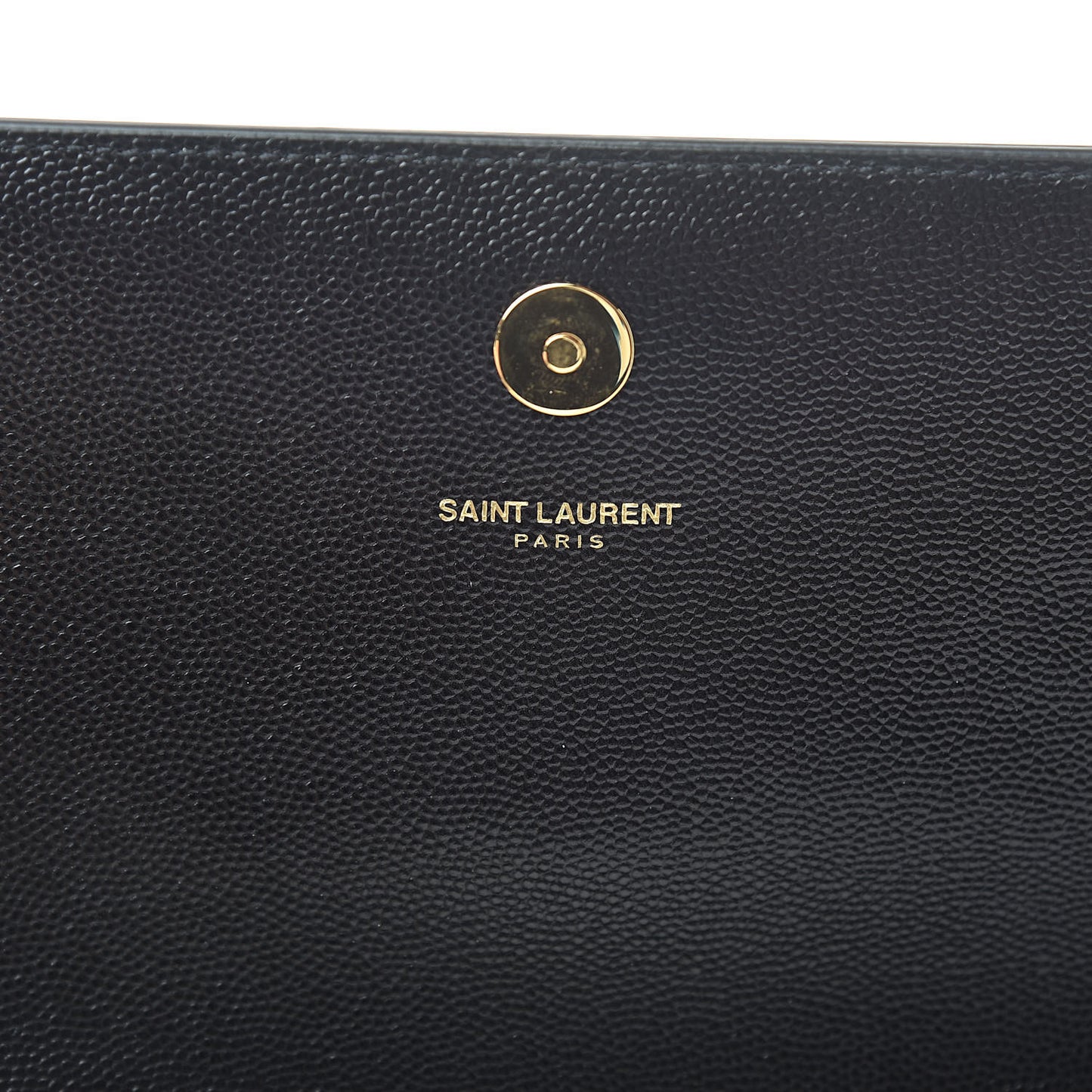 Grain De Poudre Monogram Cassandre Clutch Black