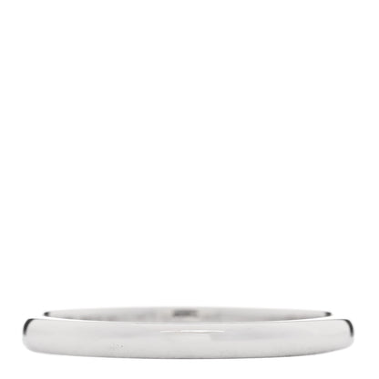 Van Cleef & Arpels Platinum 2mm Tendrement Wedding Band Ring 54 6.75 3 of 5