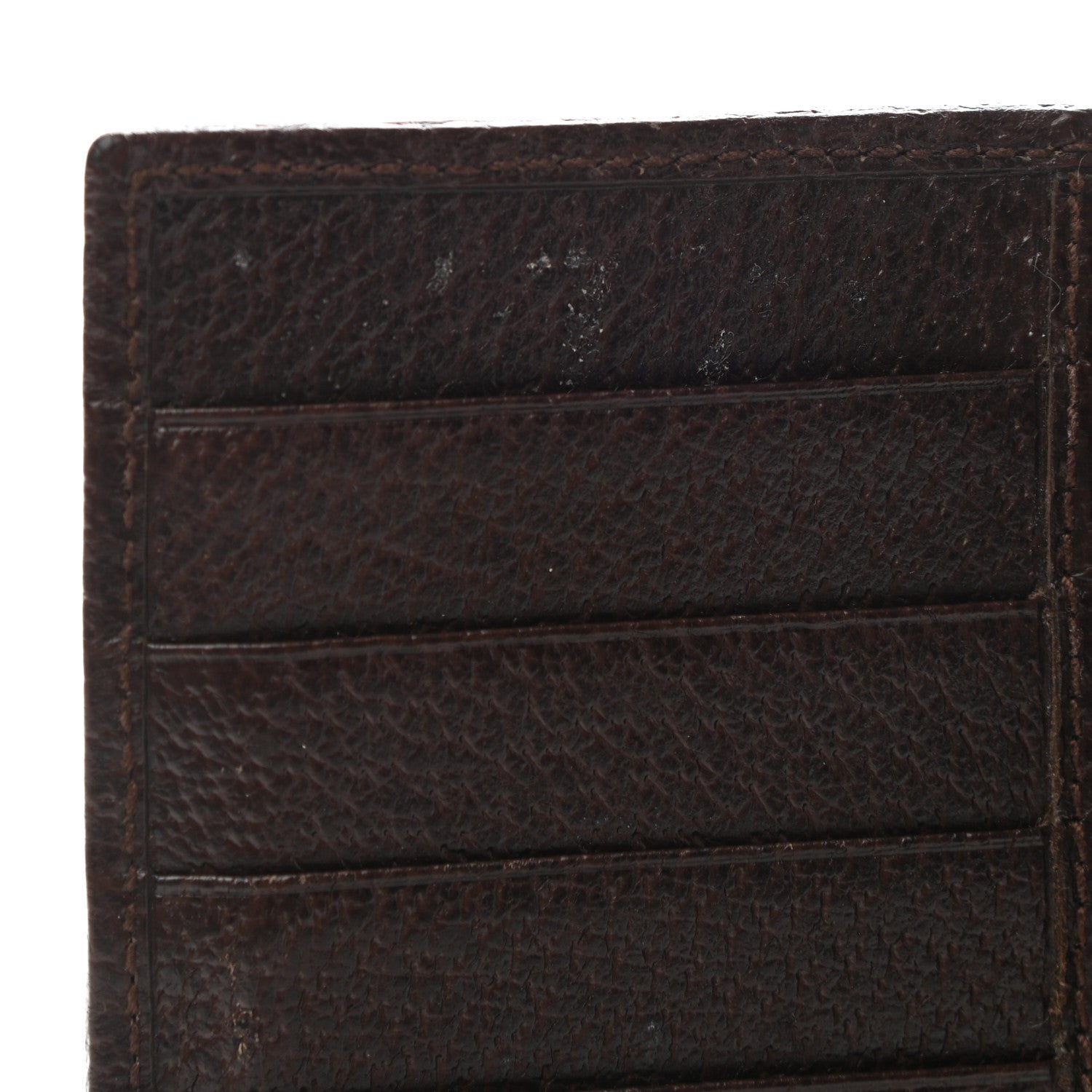 Gucci Monogram Metal Bar Continental Flap Wallet Brown 8 of 9