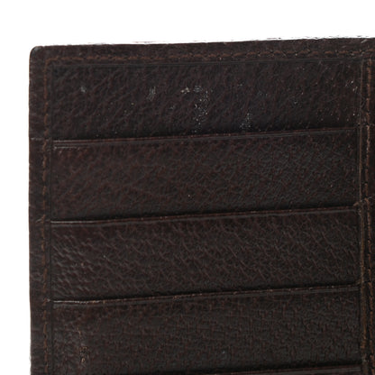 Gucci Monogram Metal Bar Continental Flap Wallet Brown 8 of 9