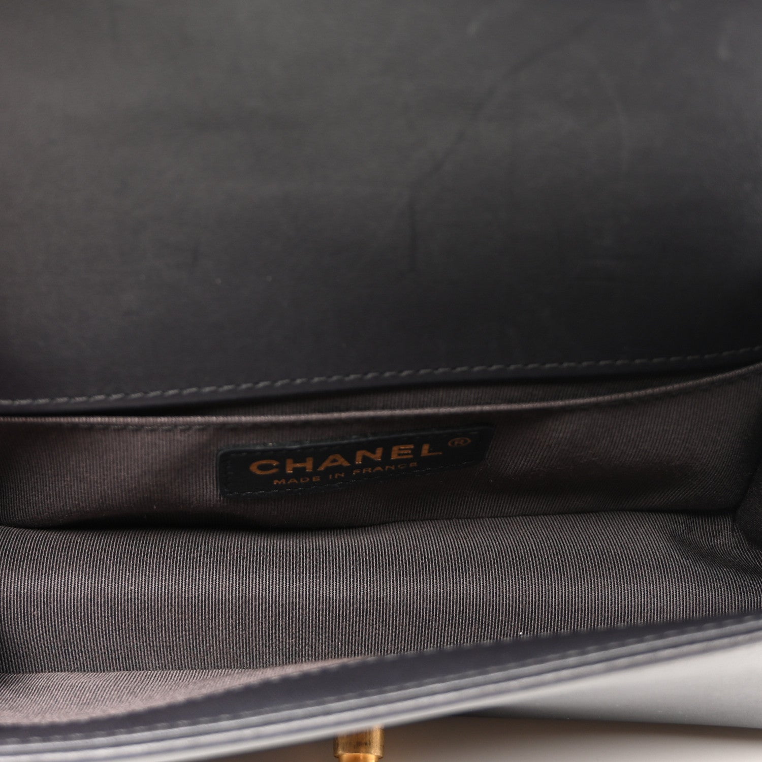 Chanel Calfskin Quilted Small Boy Flap Dark Grey 5 of 10