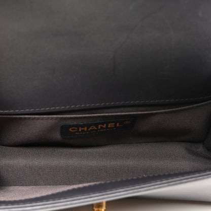 Chanel Calfskin Quilted Small Boy Flap Dark Grey 5 of 10