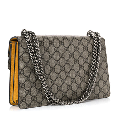 Gucci GG Supreme Monogram Small Dionysus Shoulder Bag Yellow 1 of 17