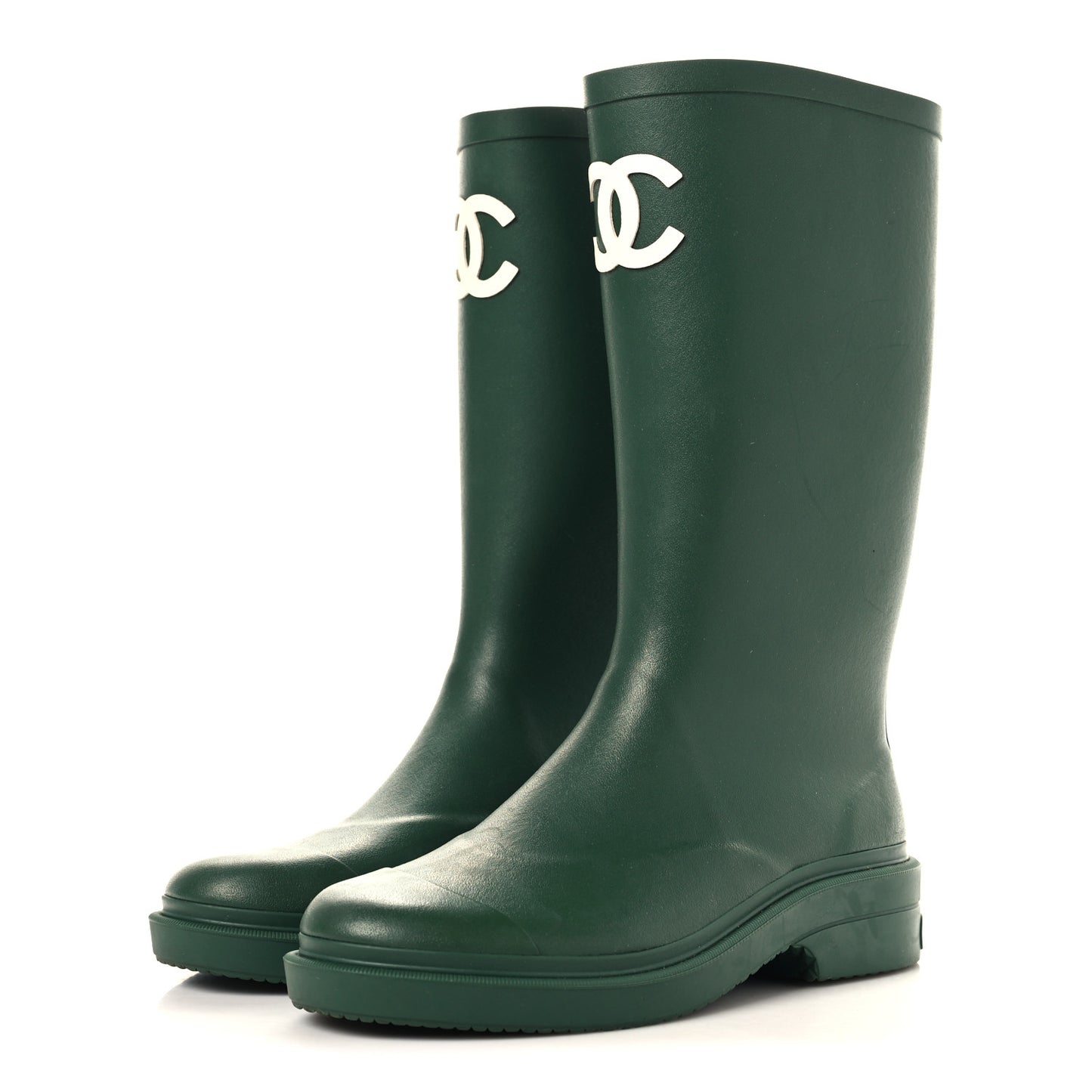 Caoutchouk CC High Boots 39 Dark Green