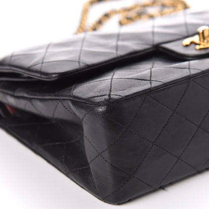 Chanel Lambskin Quilted Medium Double Flap Black 5 of 18