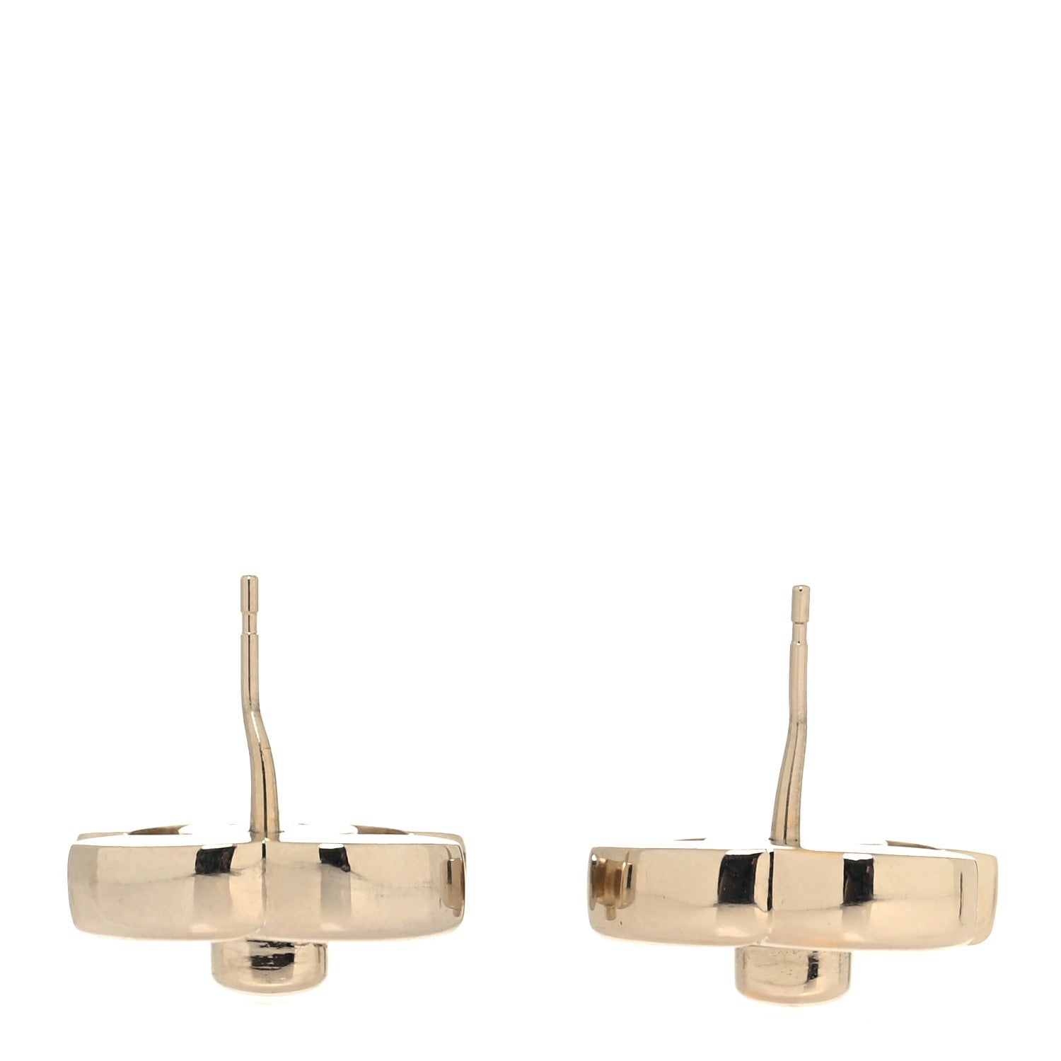 Chanel Metal CC Turnlock Earrings Gold 3 of 5