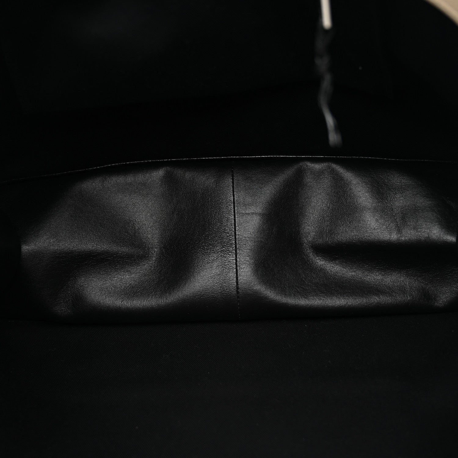 Saint Laurent Vitello Large Rive Gauche Tote Sea Salt 5 of 12