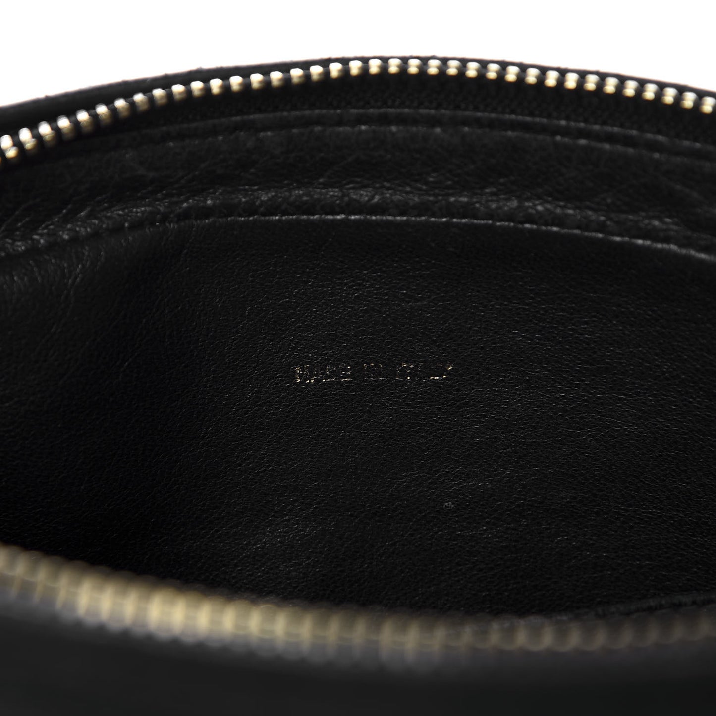 Lambskin Quilted CC Tassel Camera Case Black