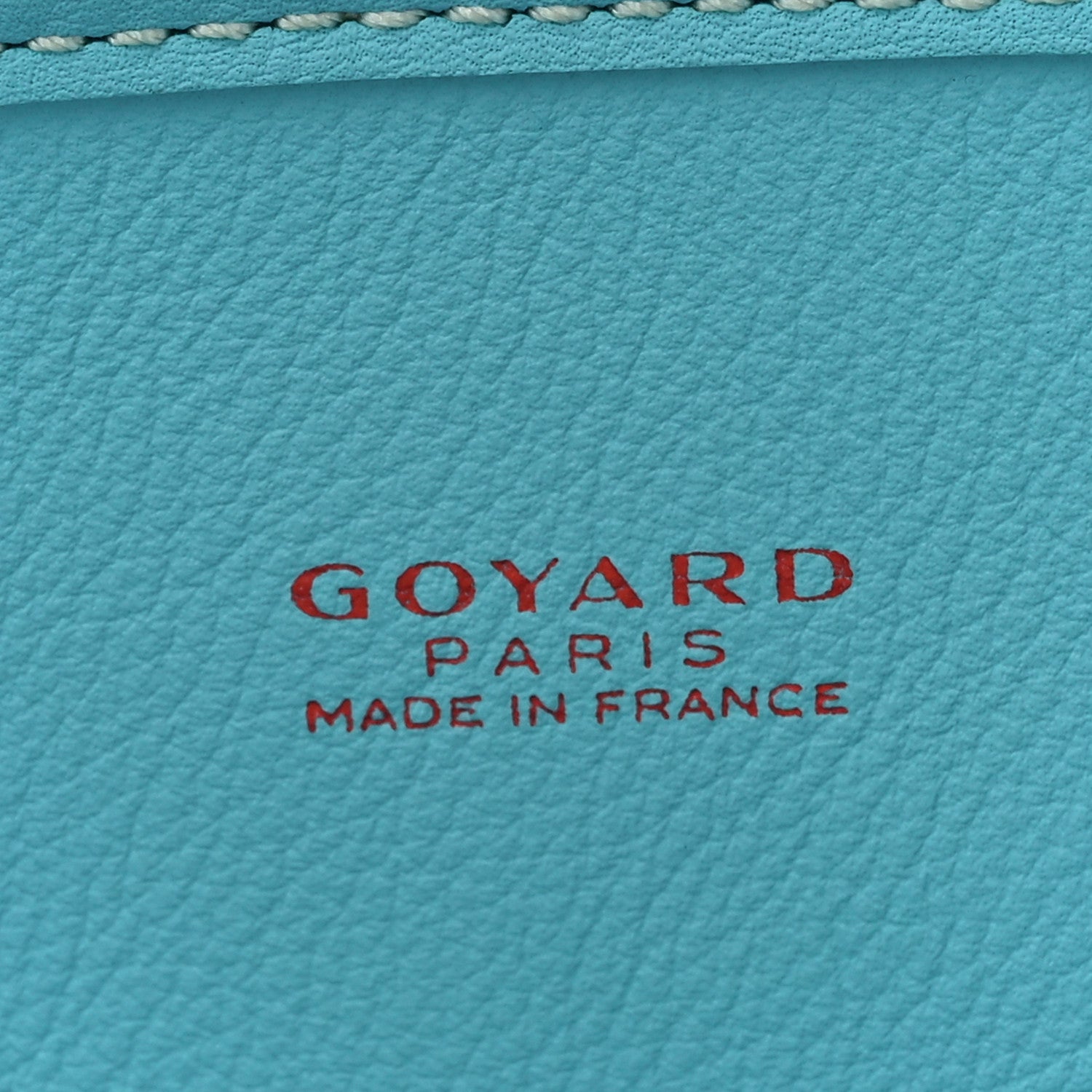 Goyard Goyardine Embroidered Seahorse Reversible Anjou PM Turquoise 10 of 17