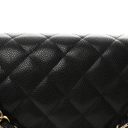 Chanel Caviar Quilted Maxi Double Flap Black 8 of 10