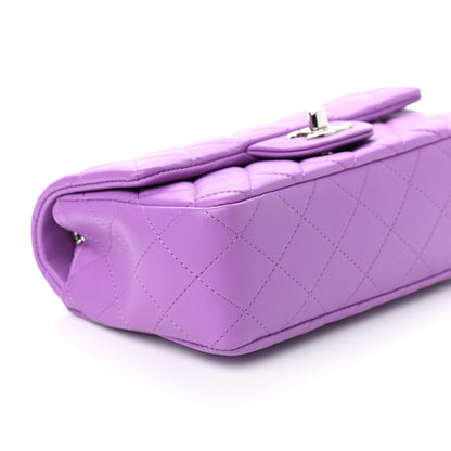 Chanel Lambskin Quilted Mini Rectangular Flap Purple 6 of 9