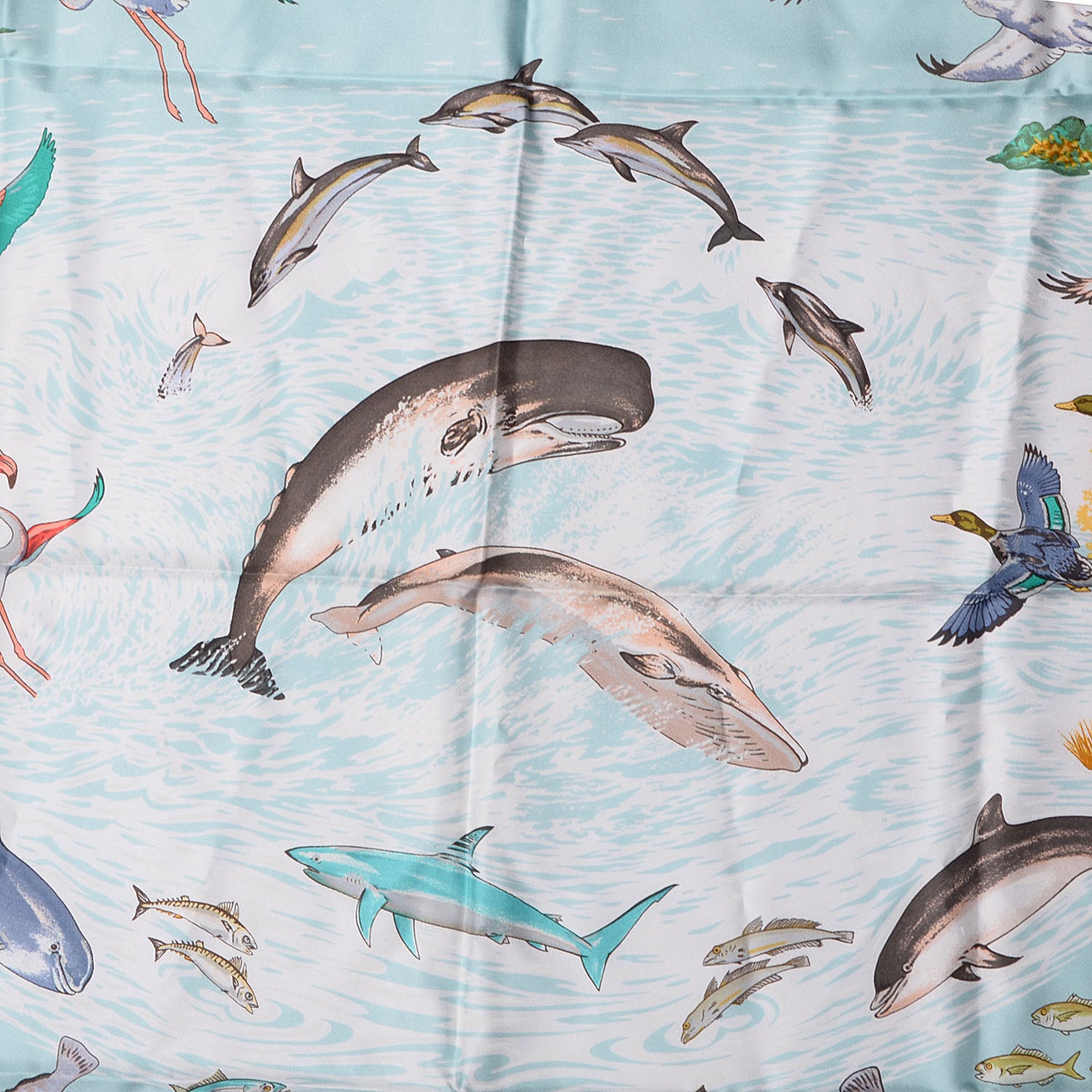 Hermes Silk La Vie Precieuse de La Mediterranee Scarf 90 1 of 5