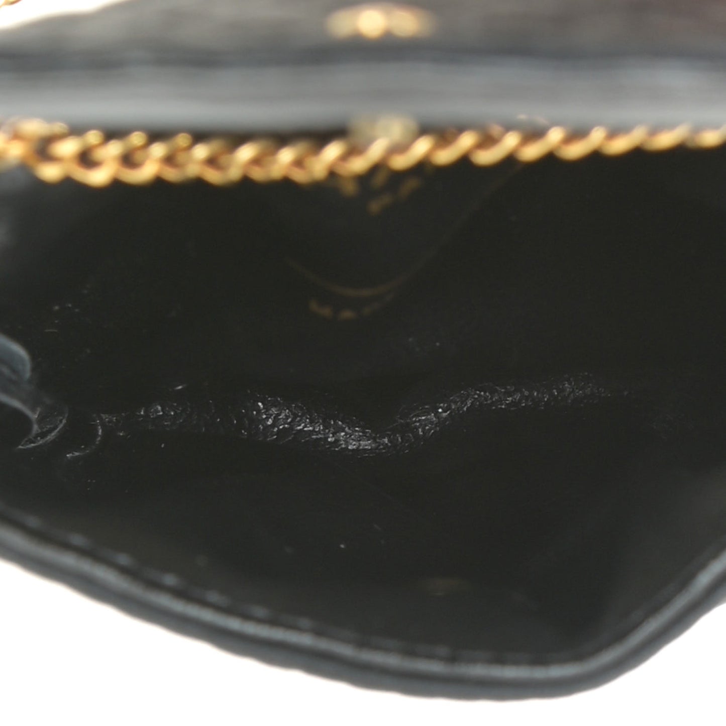 Grosgrain Quilted Micro Flap Bag Black