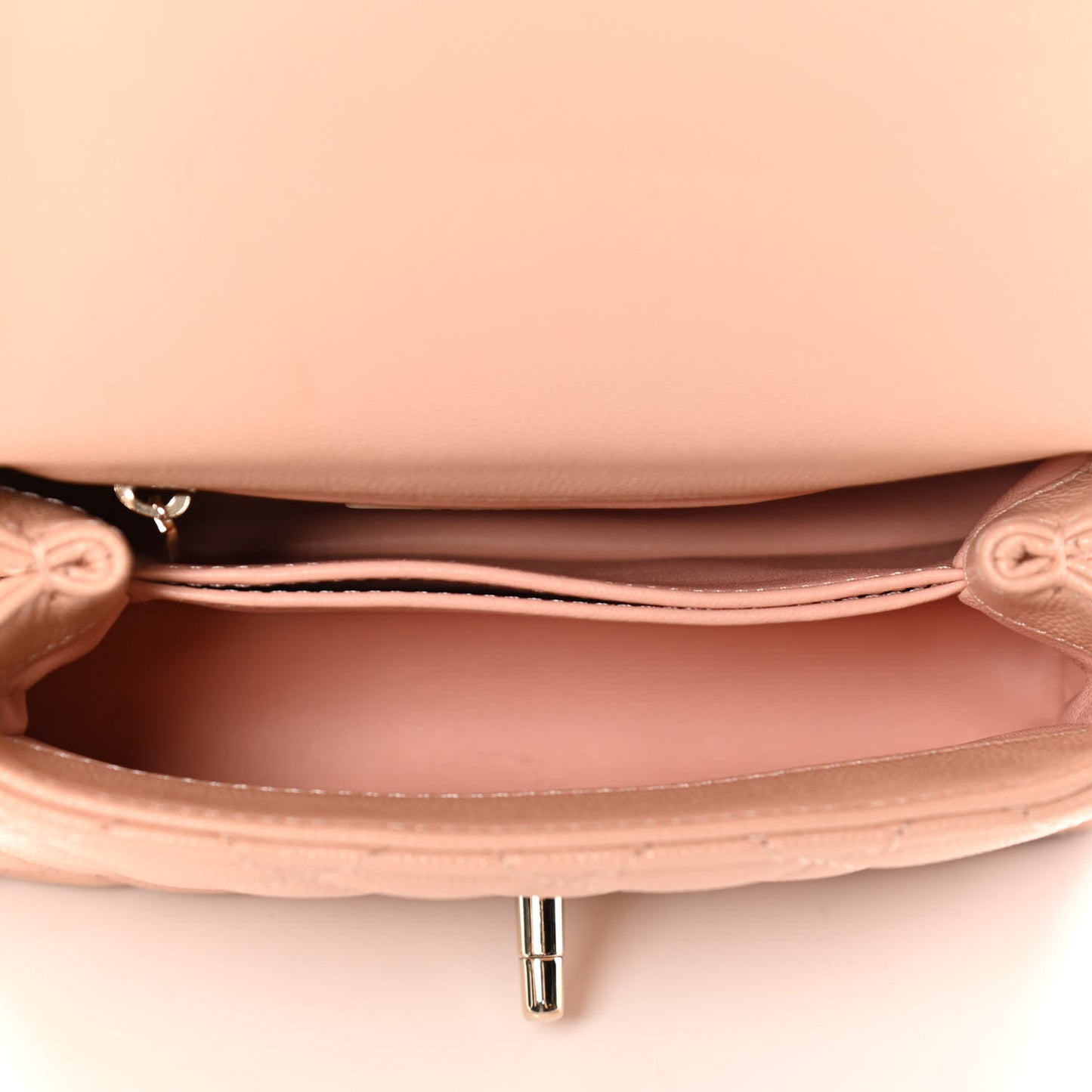 Caviar Quilted Extra Mini Coco Handle Flap Light Pink