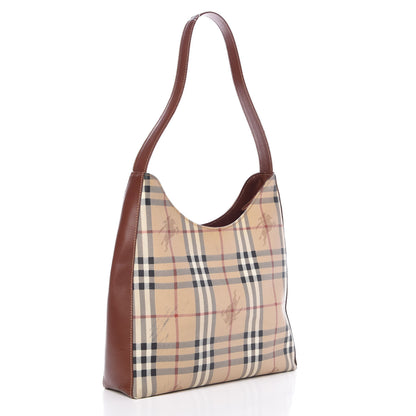 Burberry Haymarket Check Tote Chocolate 3 of 10