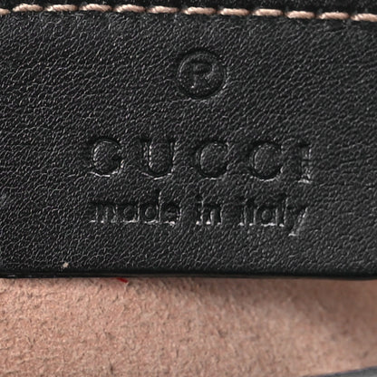 Gucci Calfskin Matelasse Small GG Marmont Chain Shoulder Bag Black 6 of 11