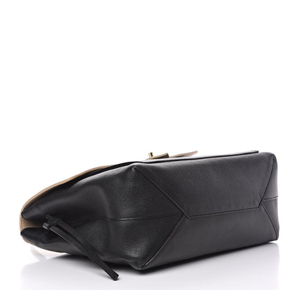 Louis Vuitton Calfskin Lockme MM Vanille Black 4 of 16