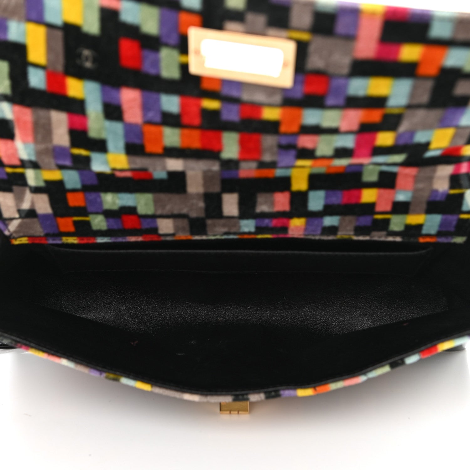 Chanel Patent Velvet Quilted Cubist Flap 4 of 9