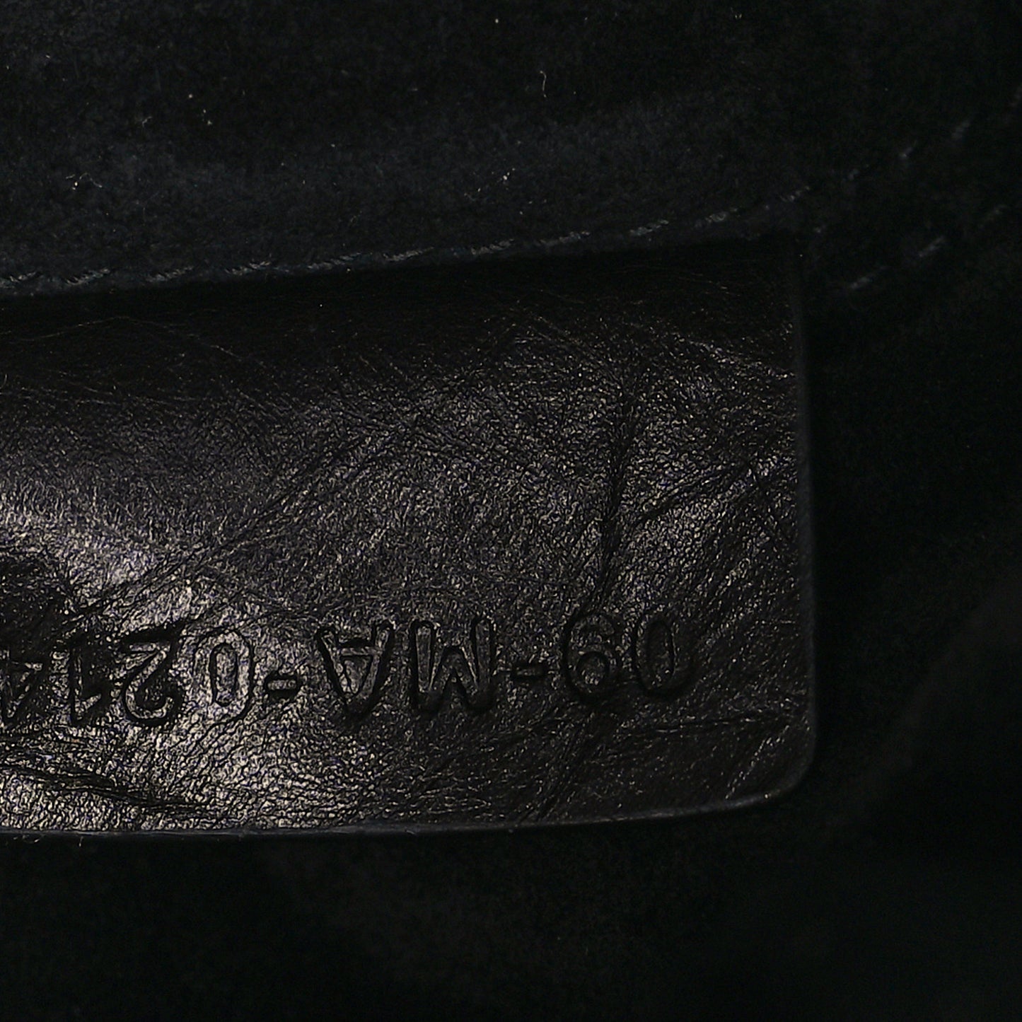 Crinkled Calfskin Cannage Medium Dior Tojours Bag Black