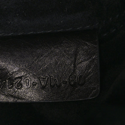 Christian Dior Crinkled Calfskin Cannage Medium Dior Tojours Bag Black 8 of 10