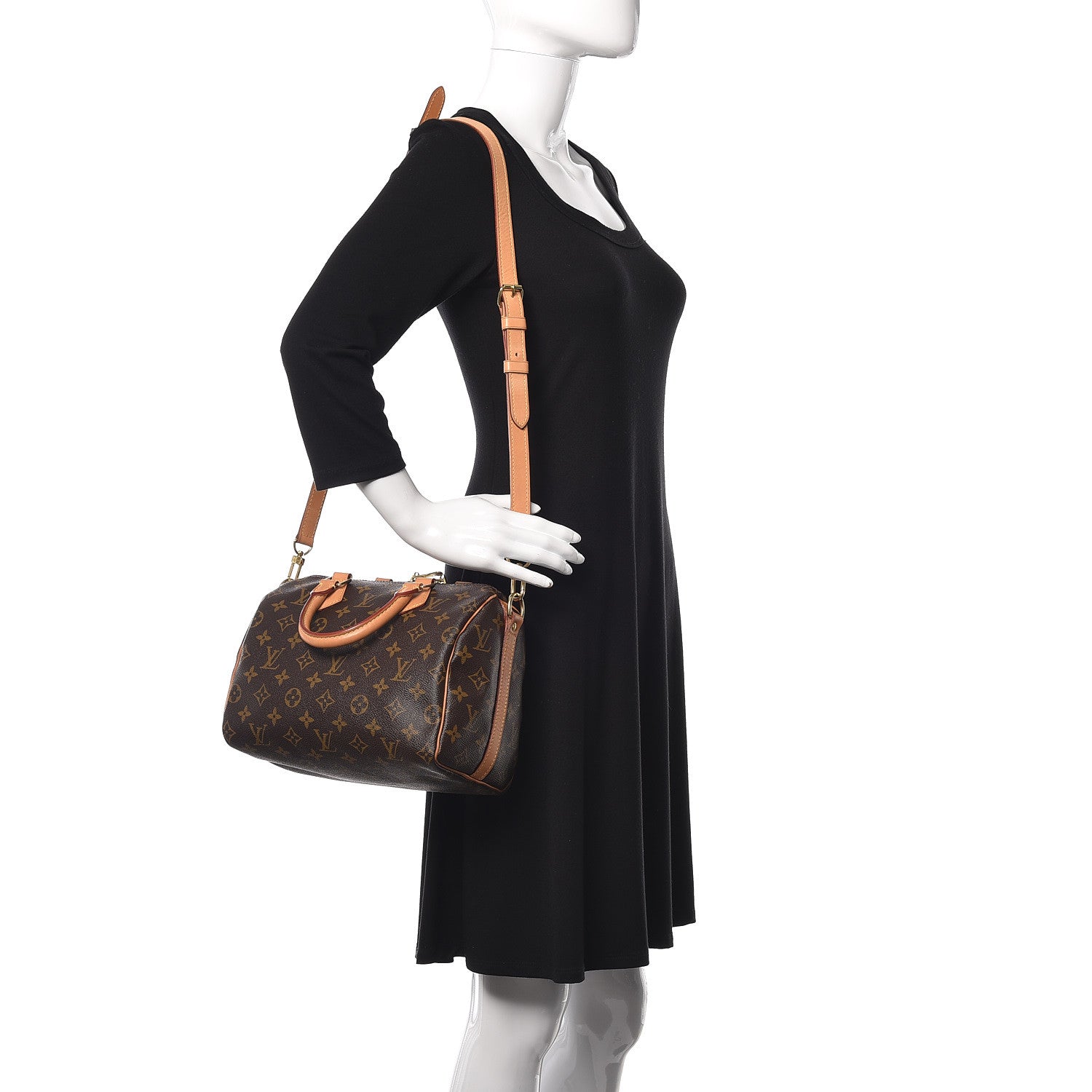 Louis Vuitton Monogram Speedy Bandouliere 25 2 of 13