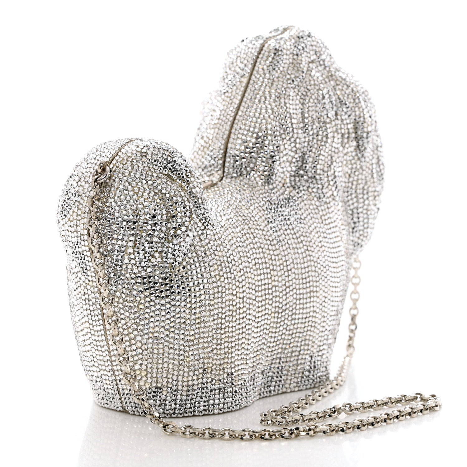 Judith Leiber Crystal Shih Tzu Minaudiere Clutch 3 of 11