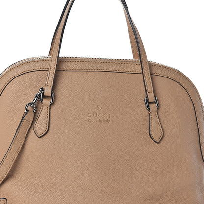 Gucci Calfskin Medium Dome Bag Light Brown 6 of 8