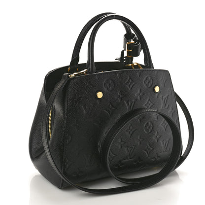 Louis Vuitton Empreinte Montaigne BB Black 3 of 9