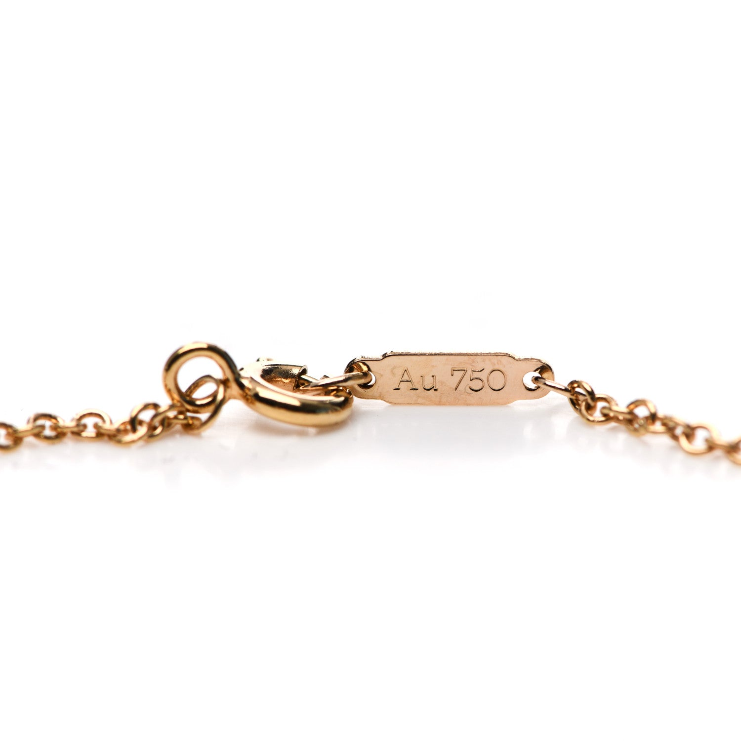 Tiffany 18K Rose Gold Diamond Atlas Bar Pierced Bracelet 4 of 5