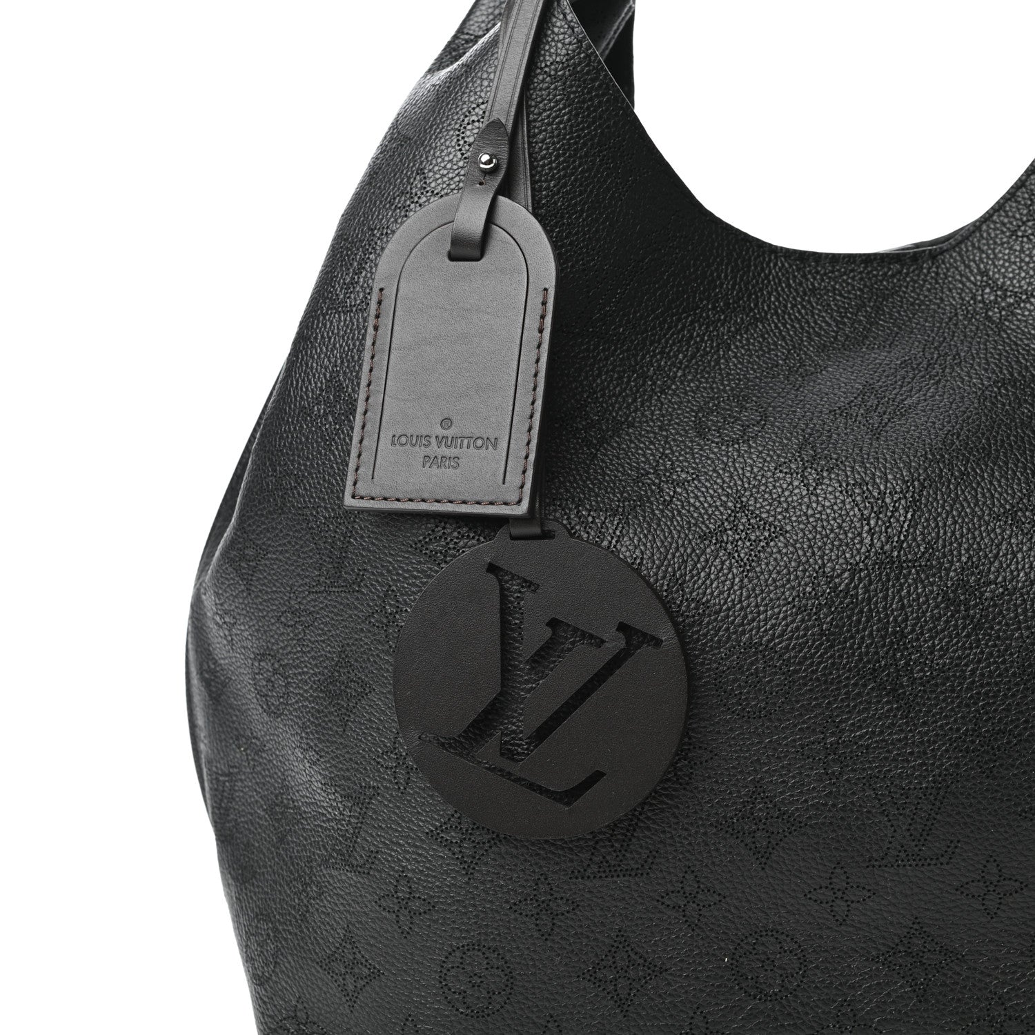 Louis Vuitton Mahina Carmel Hobo Black 7 of 9