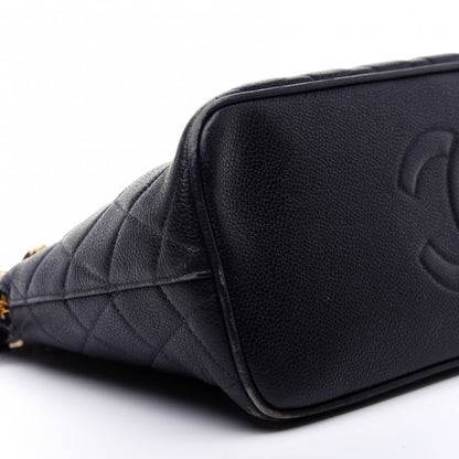 Chanel Caviar CC Tote Navy 6 of 16