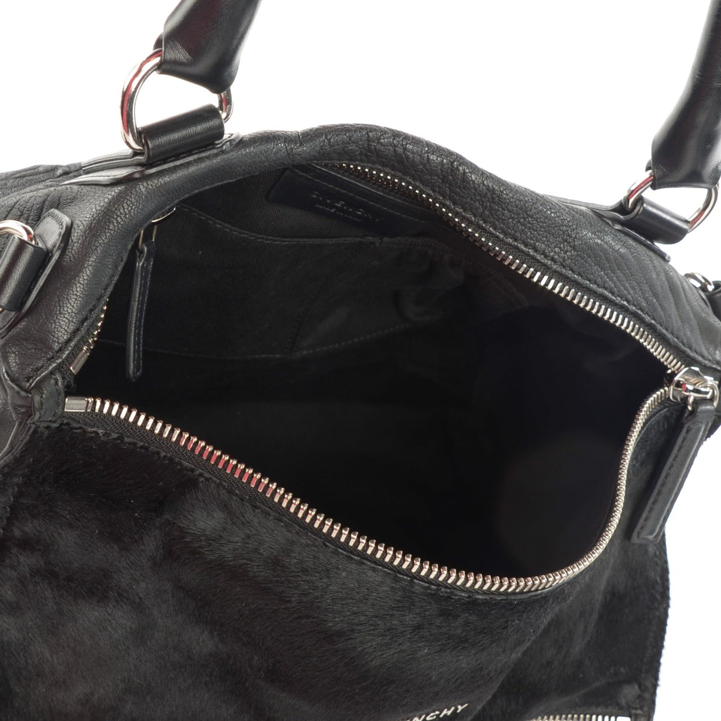 Calf Hair Lambskin Medium Pandora Black
