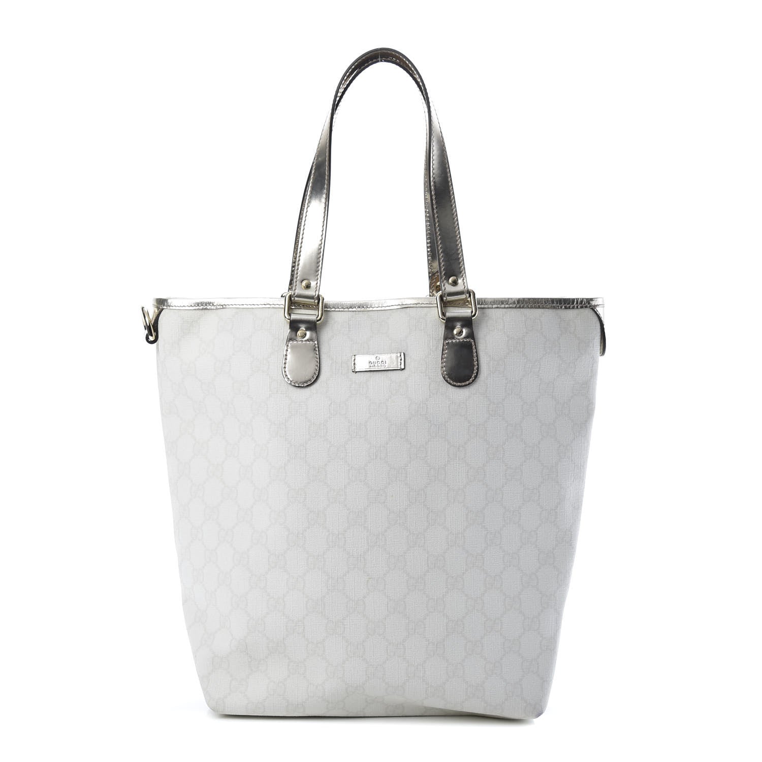 Gucci GG Plus Monogram Medium Joy Tote Platinum 1 of 13