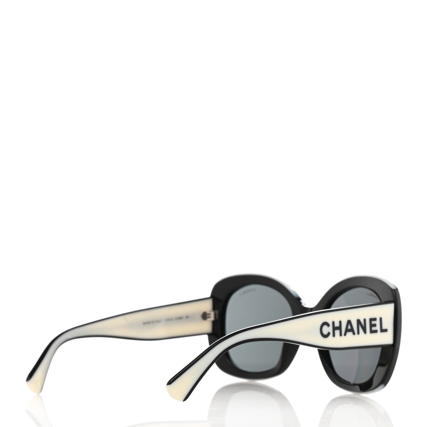 Acetate Sunglasses 71414 Black White