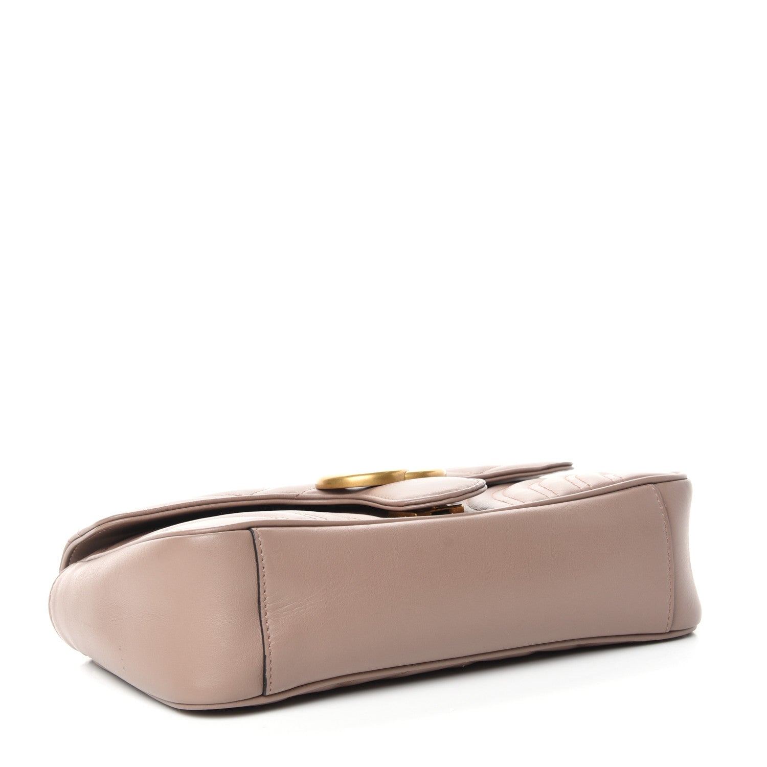 Gucci Calfskin Matelasse Small GG Marmont Shoulder Bag Porcelain Rose 4 of 10