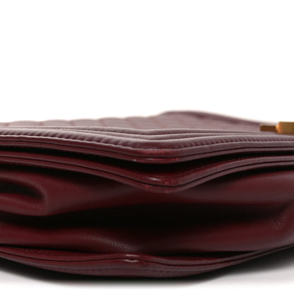 Chanel Lambskin Quilted Large Boy Flap Dark Red 9 of 10