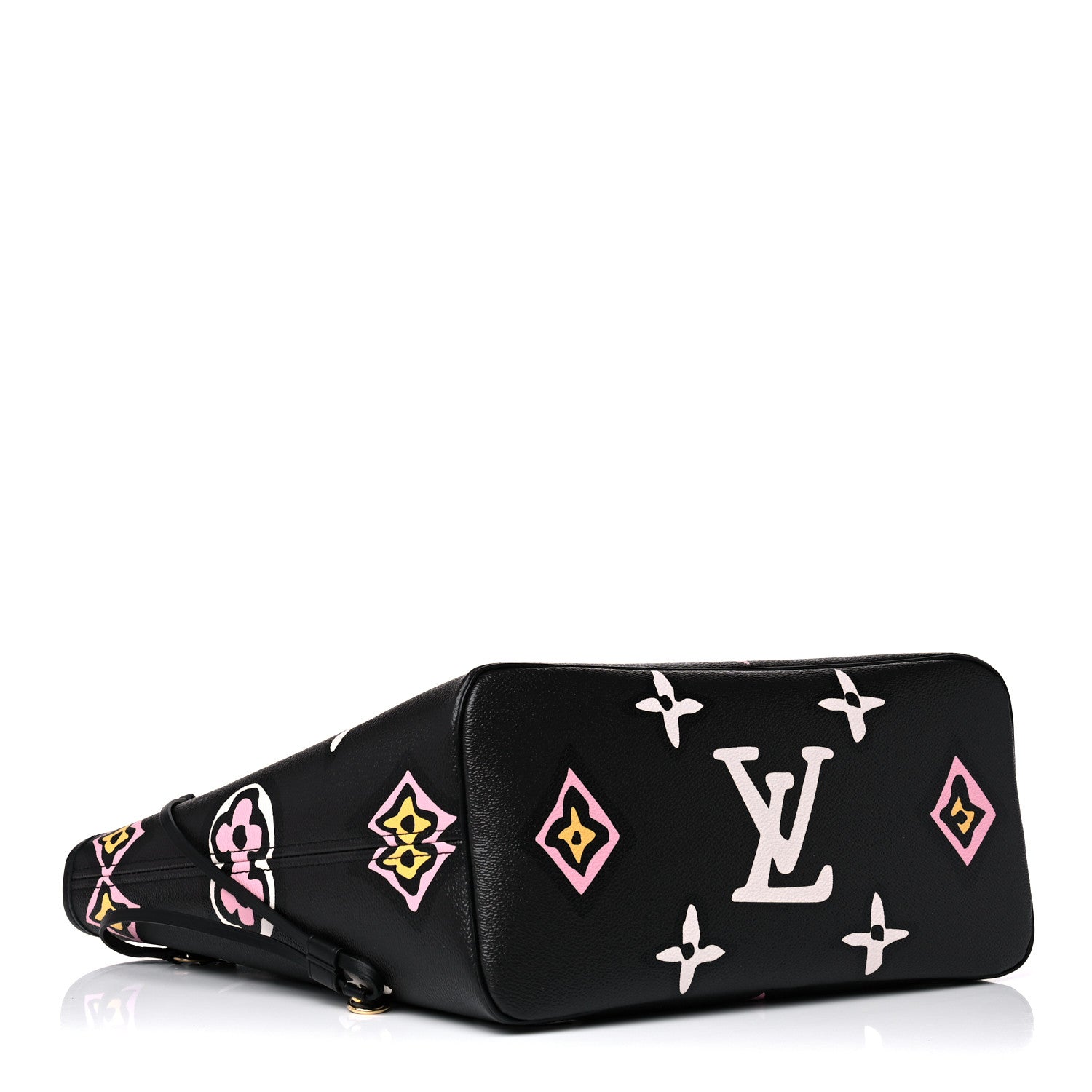 Louis Vuitton Monogram Giant Wild At Heart Neverfull MM Black 5 of 10