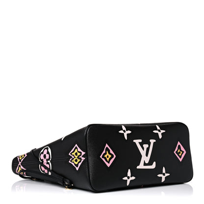 Louis Vuitton Monogram Giant Wild At Heart Neverfull MM Black 5 of 10