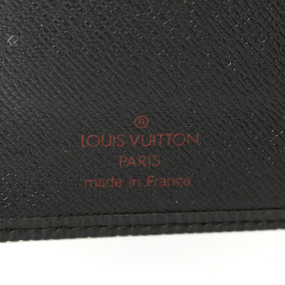 Louis Vuitton Epi Viennois Continental French Purse Wallet Black 7 of 12