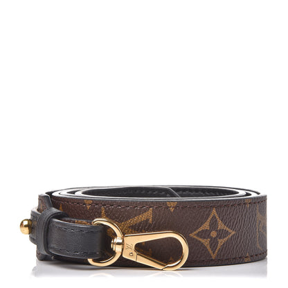 Louis Vuitton Monogram Bandouliere Shoulder Strap XL Black 1 of 7