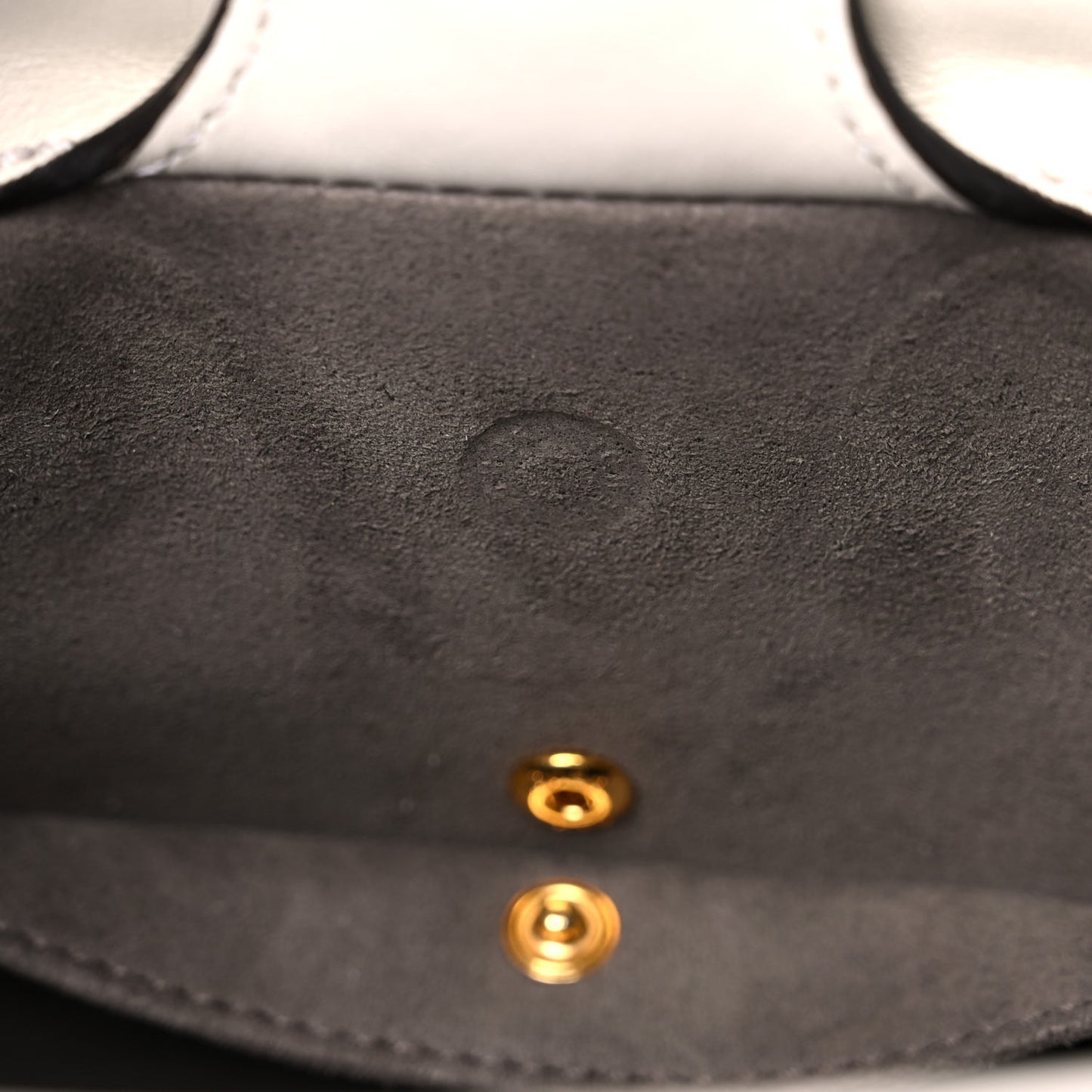 Vitello Grace Matte Small Flip Tote White Ice