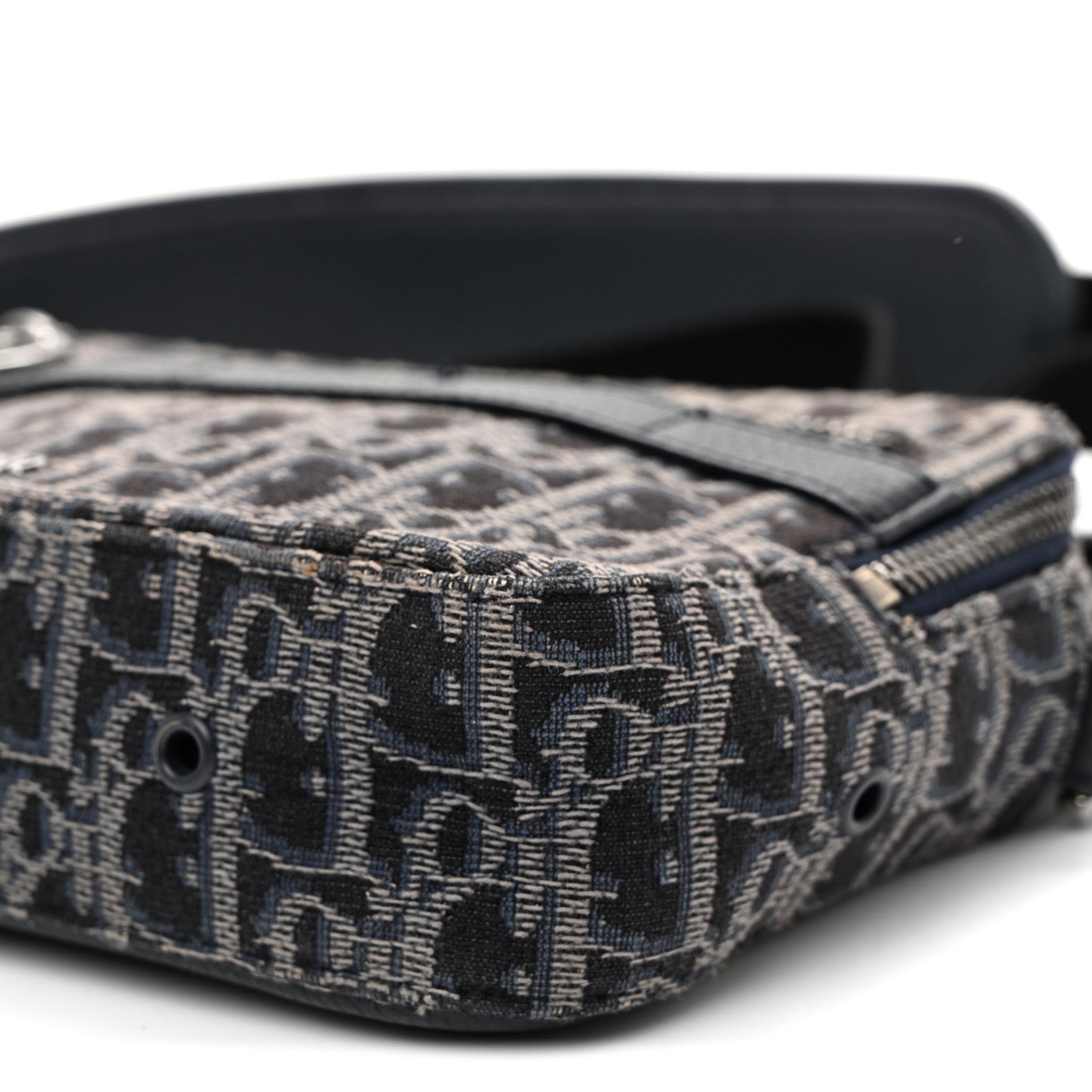 q*様 Dior HOMME メッセンジャーバッグ Christian Dior HOMME Oblique Jacquard Safari Messenger Navy Blue