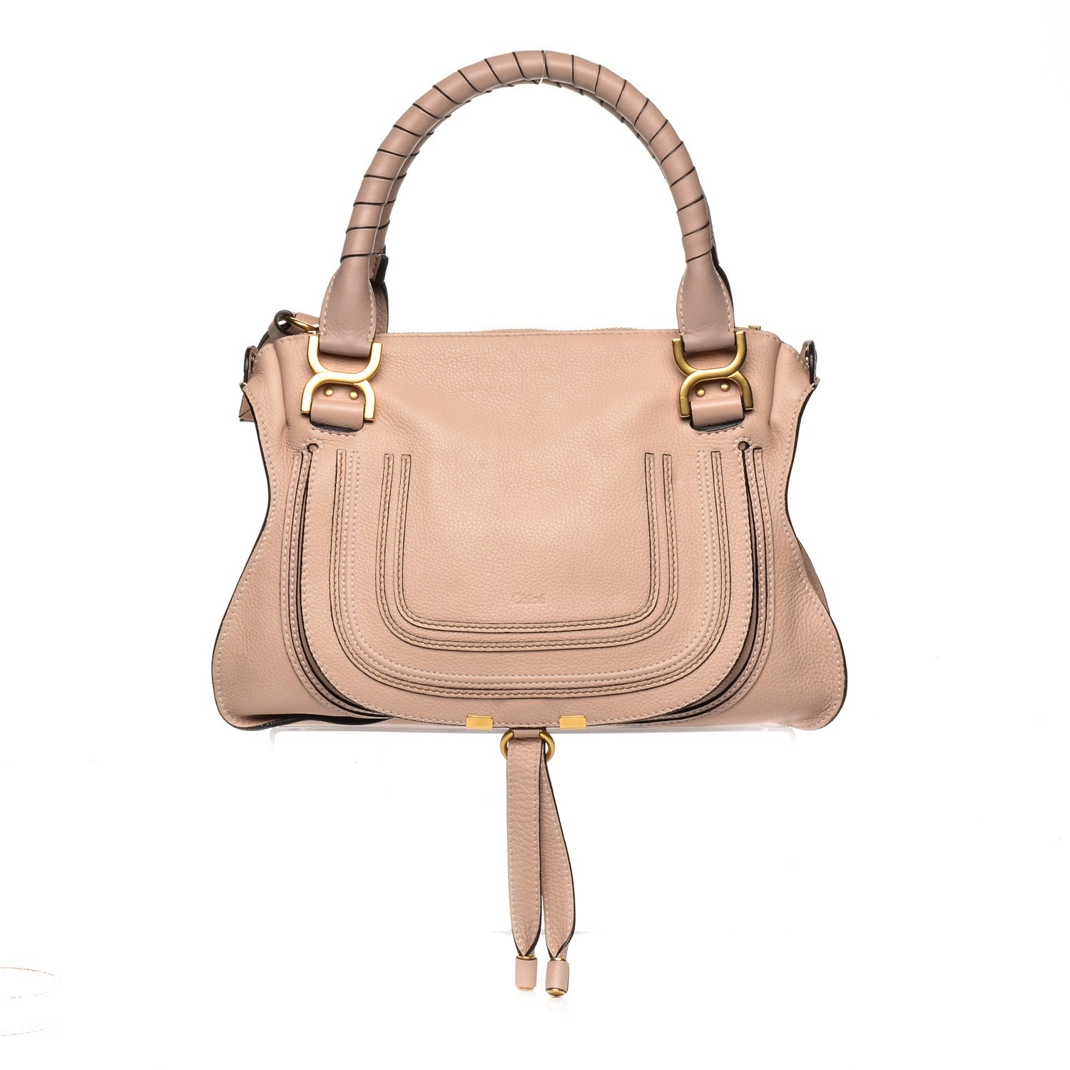 Chloe Calfskin Medium Marcie Satchel Blush Nude 1 of 7