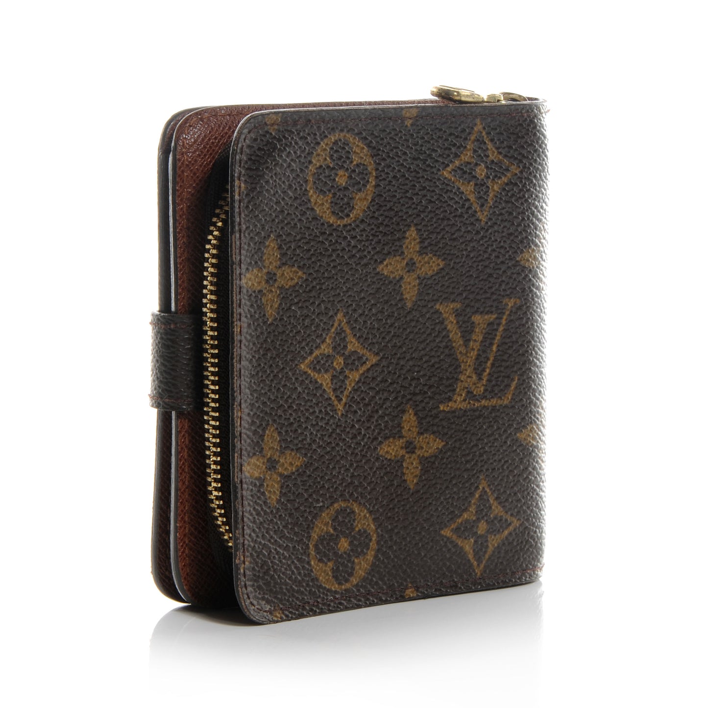 Monogram Compact Zippe Zipped Wallet