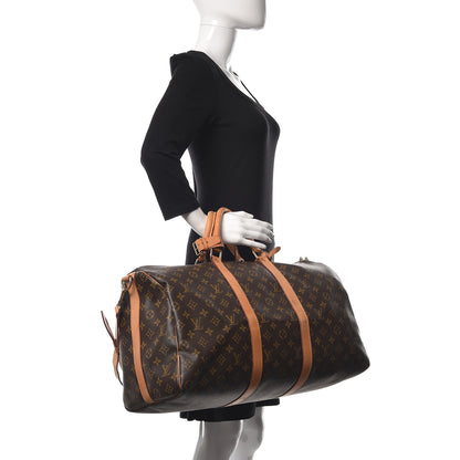 Louis Vuitton Monogram Keepall Bandouliere 50 3 of 21