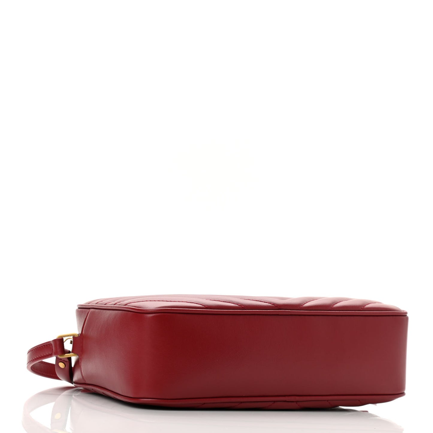 Calfskin Matelasse Monogram Lou Camera Bag Red