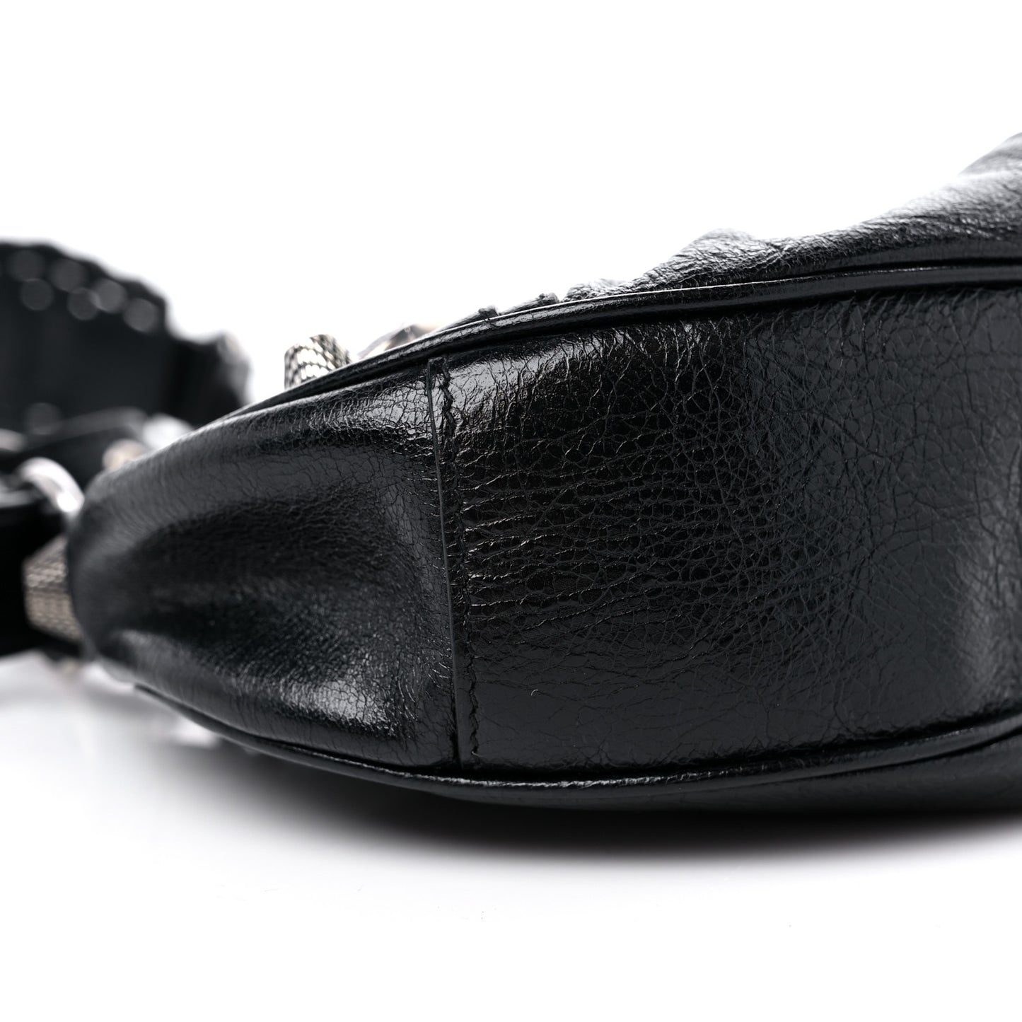 Agneau Arena Le Cagole Shoulder Bag XS Black